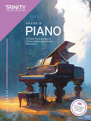 Cover image for 9781804903148 - Trinity College London Piano Exam Pieces Plus Exercises from 2023: Grade 3