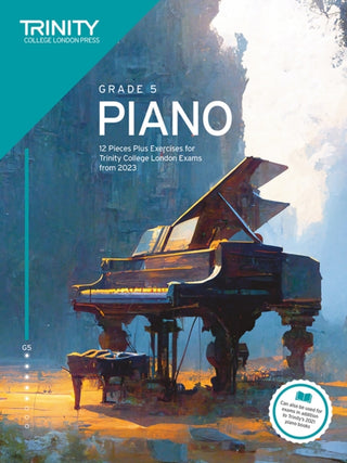 Cover image for 9781804903186 - Trinity College London Piano Exam Pieces Plus Exercises from 2023: Grade 5