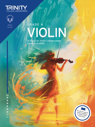 Cover image for 9781804906576 - Trinity College London Violin Exam Pieces from 2025: Grade 6