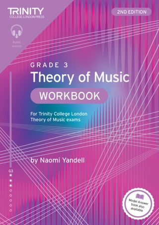 Cover image for 9781804907689 - Trinity College London Theory of Music Workbook Grade 3 (2nd edition)