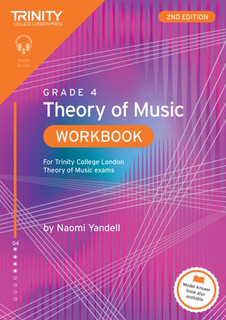 Cover image for 9781804907696 - Trinity College London Theory of Music Workbook Grade 4 (2nd edition)