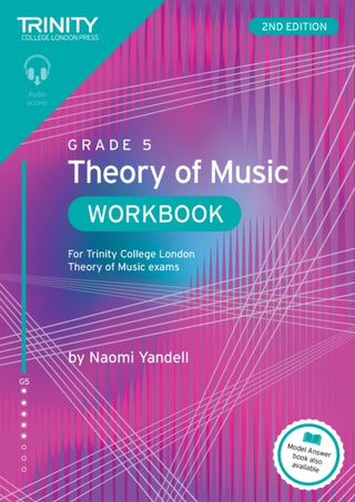 Cover image for 9781804907702 - Trinity College London Theory of Music Workbook Grade 5 (2nd edition)