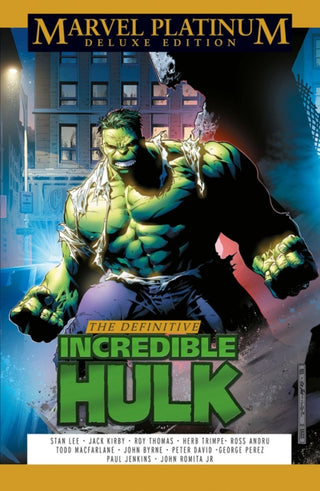 Cover image for 9781804910368 - Marvel Platinum Deluxe Edition: The Definitive Incredible Hulk