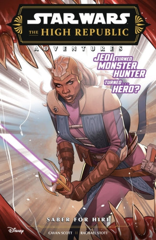Supplemental image for 9781804912522 - Star Wars The High Republic Adventures: Saber For Hire