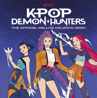 Cover image for 9781804964026 - KPop Demon Hunters: The Official Deluxe Colouring Book