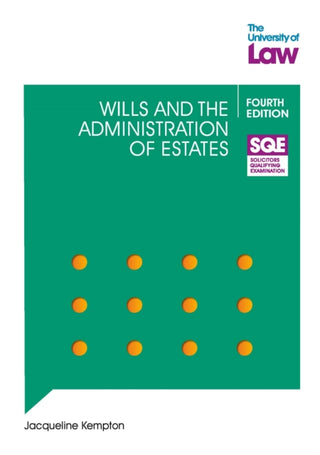 Cover image for 9781805021261 - SQE - Wills and the Administration of Estates 4e