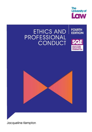 Cover image for 9781805021322 - SQE - Ethics and Professional Conduct 4e
