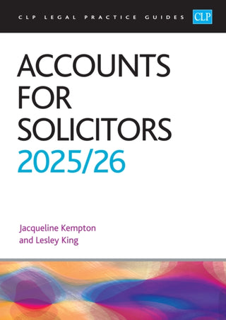 Supplemental image for 9781805021650 - Accounts for Solicitors 2025/26