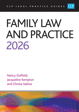 Supplemental image for 9781805021896 - Family Law and Practice 2026