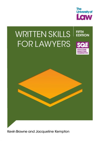 Cover image for 9781805022060 - SQE2 Written Skills for Lawyers 5e