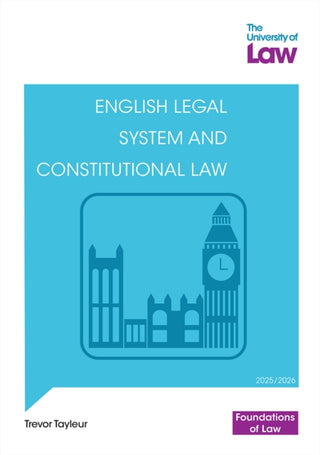 Cover image for 9781805022114 - FOL - English System & Constitutional Law 2e
