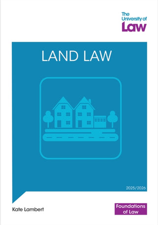 Cover image for 9781805022169 - FOL - Land Law 2e