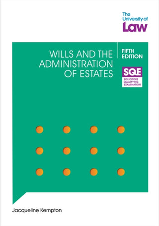 Cover image for 9781805022602 - SQE Wills and the Administration of Estates 5e