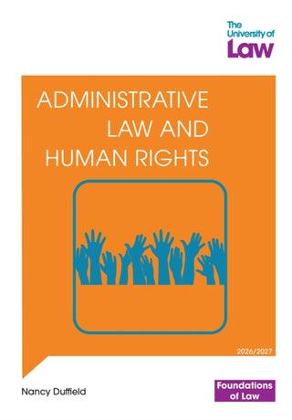 Cover image for 9781805023425 - FOL - Admin & Human Rights Law 3e