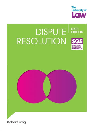 Cover image for 9781805023661 - SQE Dispute Resolution 6e