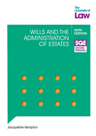 Cover image for 9781805023739 - SQE Wills and the Administration of Estates 6e
