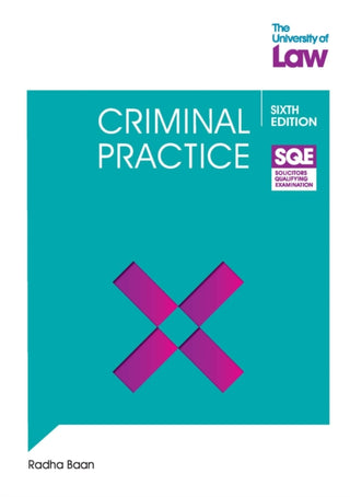 Cover image for 9781805023784 - SQE Criminal Practice 6e