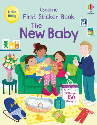 Cover image for 9781805070696 - First Sticker Book The New Baby