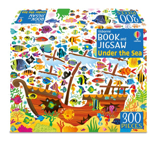 Supplemental image for 9781805071211 - Book and Jigsaw Under the Sea