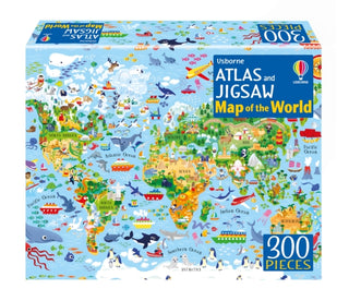 Cover image for 9781805071242 - Atlas and Jigsaw Map of the World