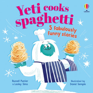 Supplemental image for 9781805072720 - Yeti cooks spaghetti