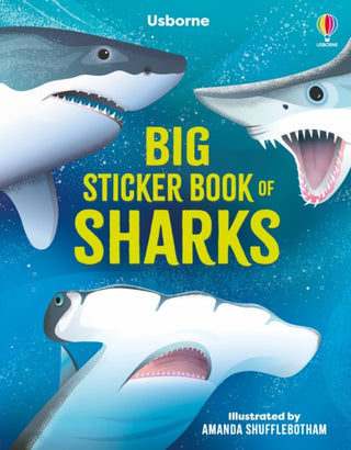Cover image for 9781805072775 - Big Sticker Book of Sharks