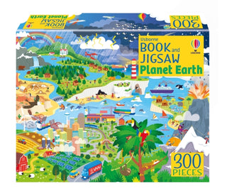 Cover image for 9781805072850 - Usborne Book and Jigsaw Planet Earth