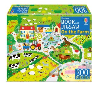 Supplemental image for 9781805072881 - Usborne Book and Jigsaw On the Farm