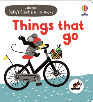 Supplemental image for 9781805073642 - Baby's Black and White Books Things That Go