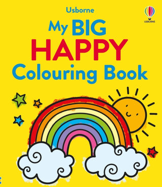 Supplemental image for 9781805074380 - My Big Happy Colouring Book