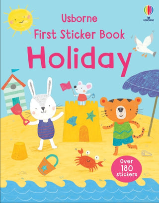 Cover image for 9781805075295 - First Sticker Book Holiday