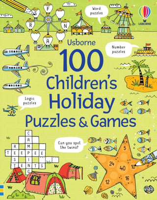 Cover image for 9781805075882 - 100 Children's Puzzles and Games: Holiday