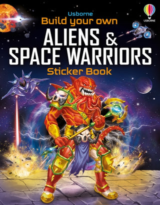 Supplemental image for 9781805076858 - Build Your Own Aliens and Space Warriors Sticker Book