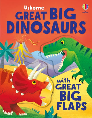Cover image for 9781805077114 - Great Big Dinosaurs (with great big flaps)