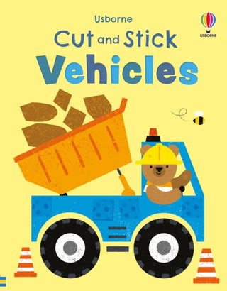 Cover image for 9781805077138 - Cut and Stick Vehicles