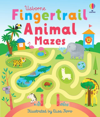 Supplemental image for 9781805077213 - Fingertrail Animal Mazes
