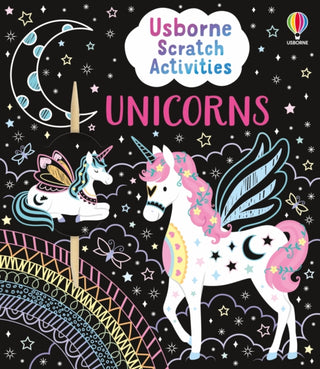 Cover image for 9781805077343 - Usborne Scratch Activities Unicorns