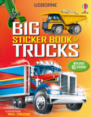 Cover image for 9781805077350 - Big Sticker Book of Trucks