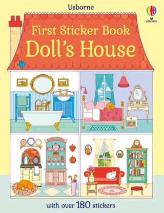 Cover image for 9781805077398 - First Sticker Book Doll's House
