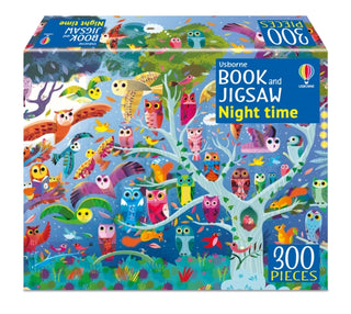 Supplemental image for 9781805077725 - Usborne Book and Jigsaw Night time