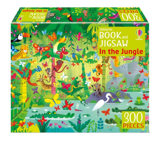Supplemental image for 9781805077848 - Usborne Book and Jigsaw In the Jungle