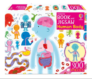 Cover image for 9781805077909 - Usborne Book and Jigsaw Human Body