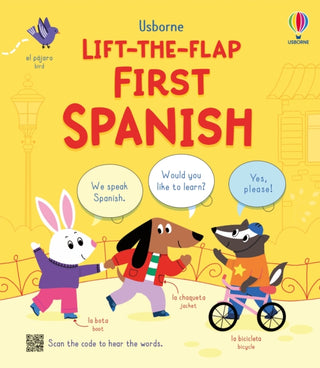 Cover image for 9781805079903 - Lift-the-flap First Spanish
