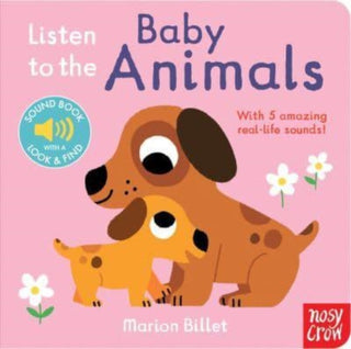 Cover image for 9781805130215 - Listen to the Baby Animals