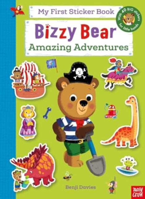 Cover image for 9781805131694 - Bizzy Bear: My First Sticker Book: Amazing Adventures