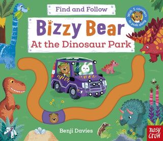 Cover image for 9781805131700 - Bizzy Bear Find and Follow: At the Dinosaur Park