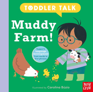 Cover image for 9781805133414 - Toddler Talk: Muddy Farm!
