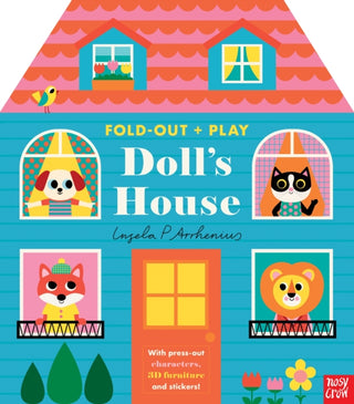 Supplemental image for 9781805133551 - Fold-Out + Play: Doll's House