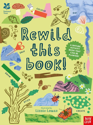 Cover image for 9781805134213 - National Trust: Rewild This Book