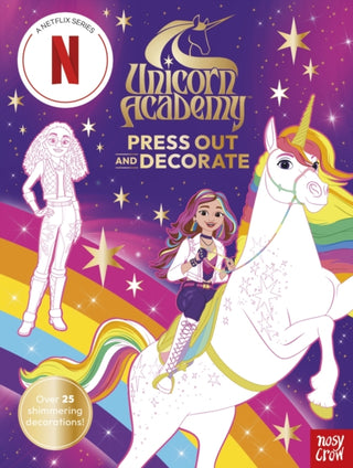 Supplemental image for 9781805135920 - Unicorn Academy: Press Out and Decorate